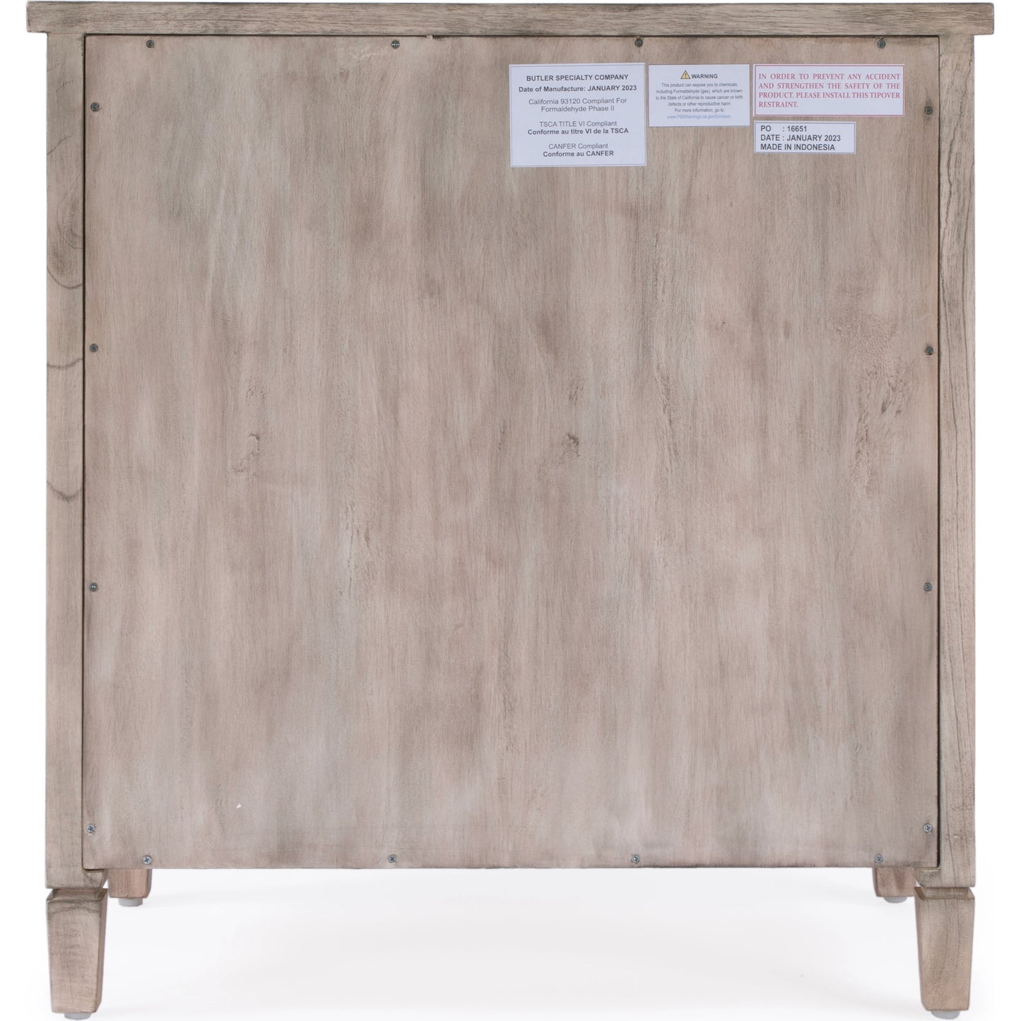006 SI-2077820 | Additional Silo | Flagstaff 2 Door Cane Cabinet by Butler Specialty Company in natural and desert sand. Made from mindi wood : 20%, mindi veneer 20%, mdf : 60% in a cottage & farmhouse style.
