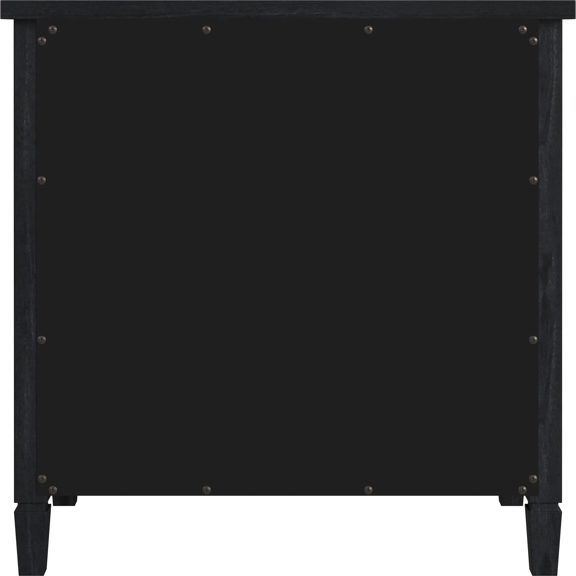 Flagstaff 3-Drawer Dresser by Butler Specialty Company in black. Made from mindi wood, mindi veneer, mdf in a unique style.