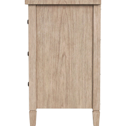 Flagstaff 3 Drawer Dresser by Butler Specialty Company in natural and desert sand. Made from mindi wood, mindi veneer, mdf in a cottage & farmhouse style.