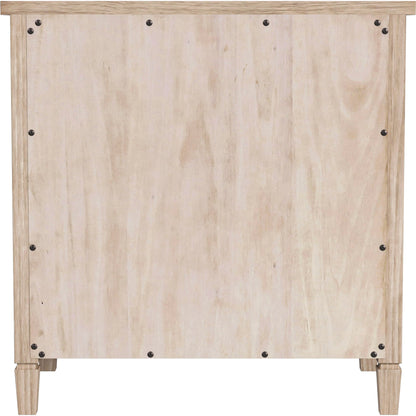 Flagstaff 3 Drawer Dresser by Butler Specialty Company in natural and desert sand. Made from mindi wood, mindi veneer, mdf in a cottage & farmhouse style.