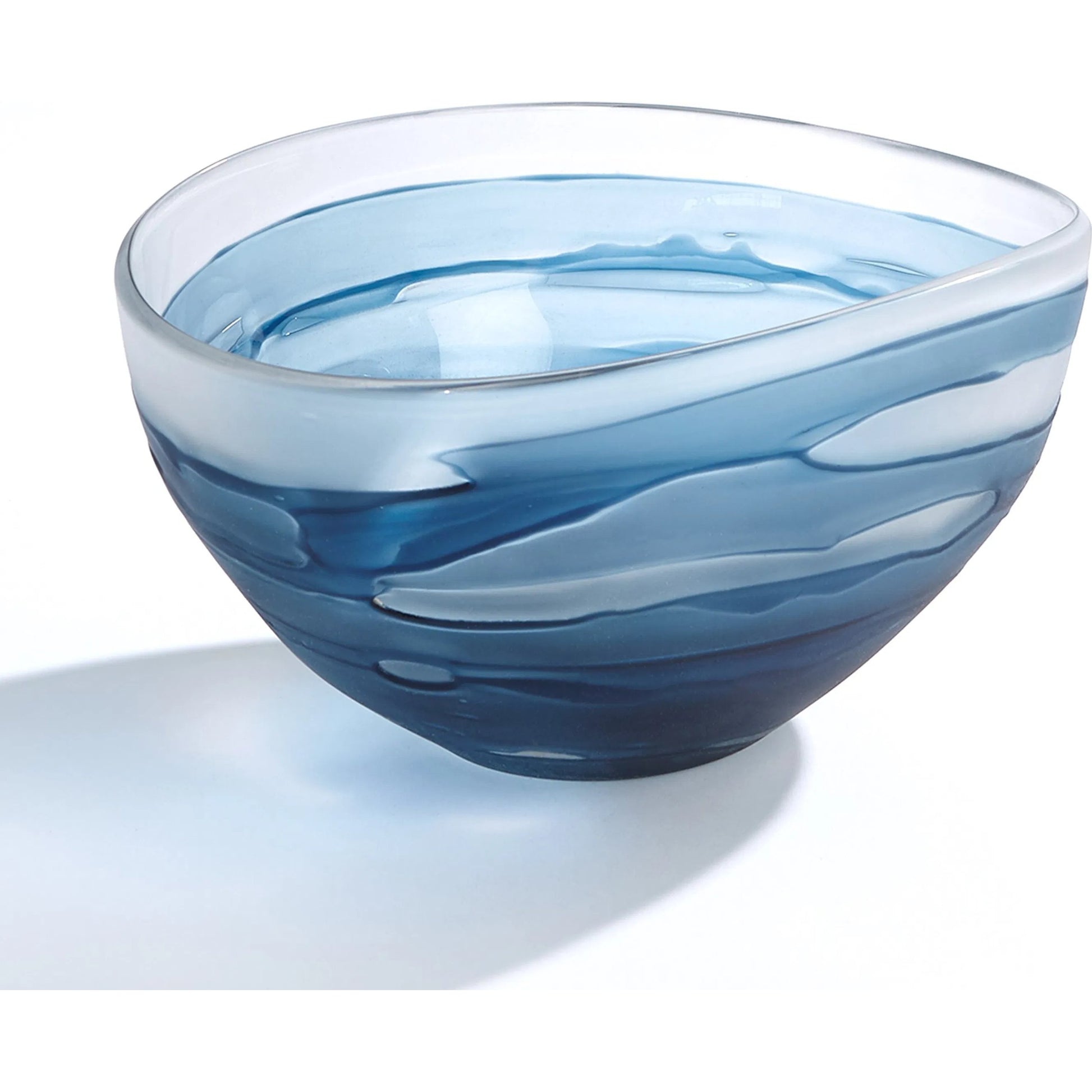 Glacier Vase by Global Views in blue. Made from unique in a modern style.