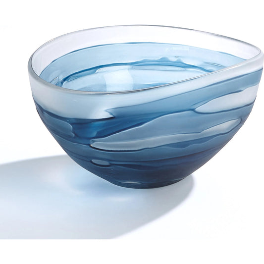 Glacier Vase by Global Views in blue. Made from unique in a modern style.