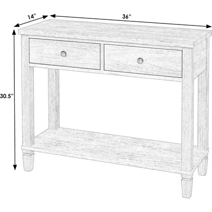 Flagstaff 2 Drawer Console Table by Butler Specialty Company in black. Made from mdf, mindi wood, mindi veneer in a unique style.