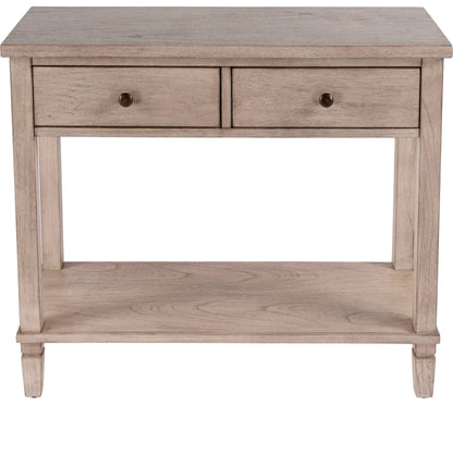 Flagstaff 2 Drawer 36" Console Table by Butler Specialty Company in natural and desert sand. Made from mdf: 60%, mindi solids: 20%, mindi veneers: 20% in a cottage & farmhouse style.