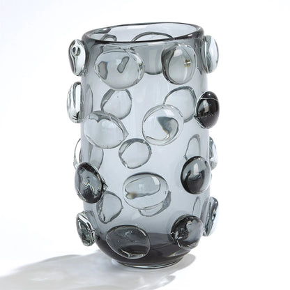 Rondelle Vase by Global Views. Made from art glass in a modern style.