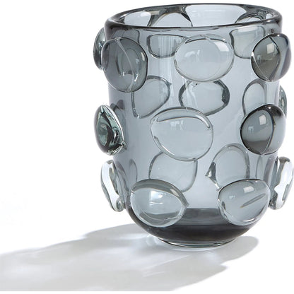 Rondelle Vase by Global Views. Made from art glass in a modern style.