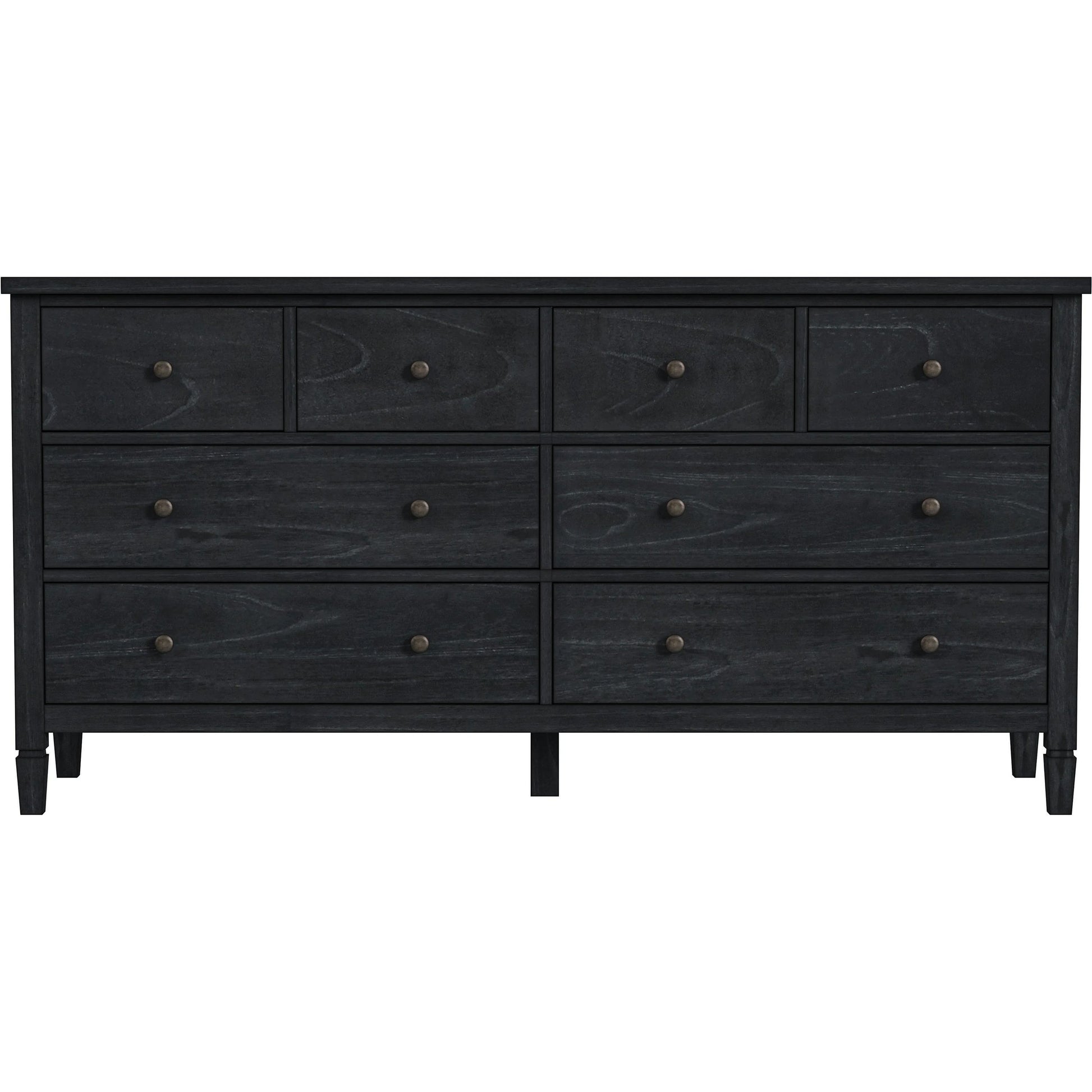Flagstaff 8 Drawer Wood Dresser by Butler Specialty Company in black. Made from mindi wood, mindi veneer, mdf in a unique style.