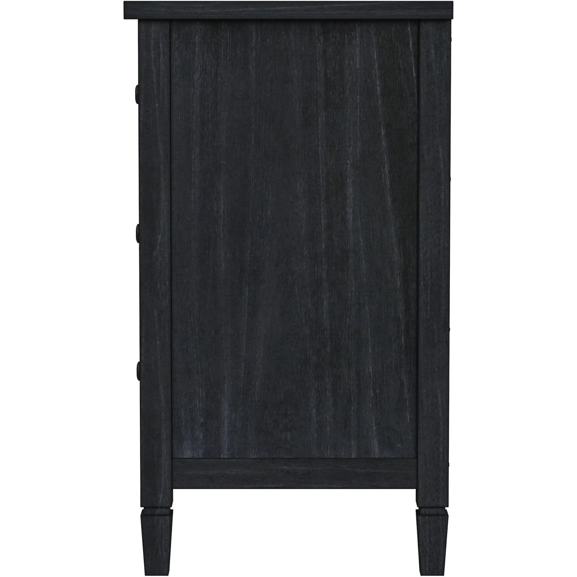 Flagstaff 8 Drawer Wood Dresser by Butler Specialty Company in black. Made from mindi wood, mindi veneer, mdf in a unique style.