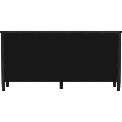 Flagstaff 8 Drawer Wood Dresser by Butler Specialty Company in black. Made from mindi wood, mindi veneer, mdf in a unique style.