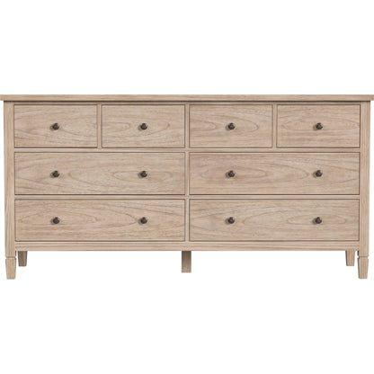 Flagstaff 8 Drawer Dresser by Butler Specialty Company in natural and desert sand. Made from mindi wood, mindi veneer, mdf in a cottage & farmhouse style.