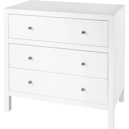 Nora 3 Drawer Chest by Butler Specialty Company. Made from acacia wood, acacia veneer, mdf, pine wood and antimony metal hardware in a unique style.