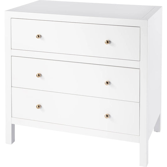 Nora 3 Drawer Chest by Butler Specialty Company. Made from acacia wood, acacia veneer, mdf, pine wood and antimony metal hardware in a unique style.
