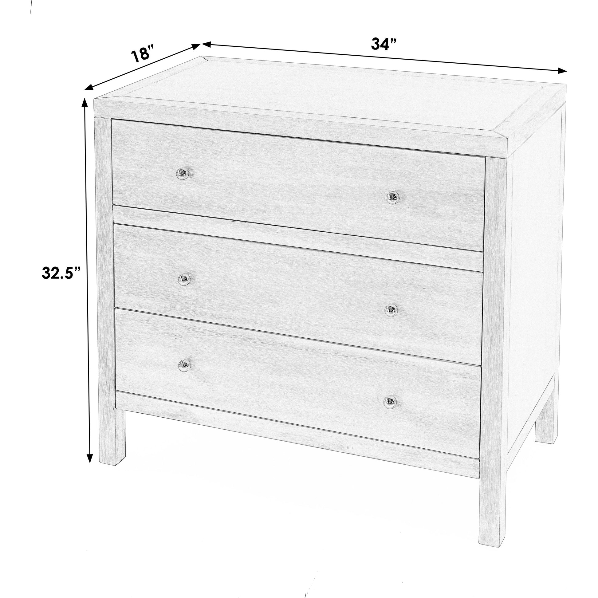 Celine 3 Drawer Dresser by Butler Specialty Company. Made from unique in a modern style.