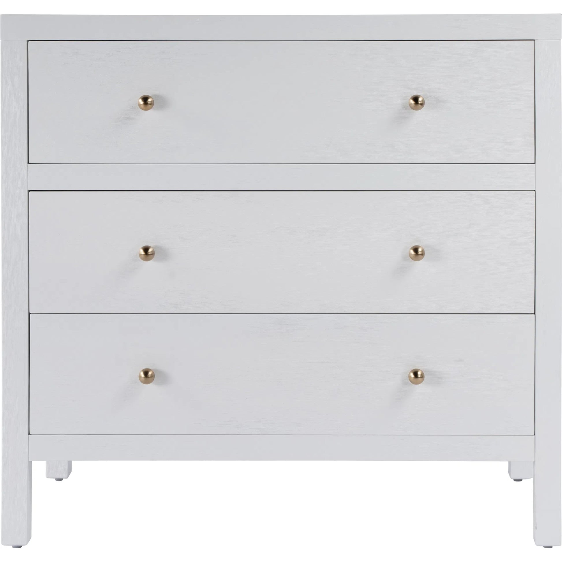 Nora 3 Drawer Chest by Butler Specialty Company in white. Made from acacia wood, acacia veneer, solid pine, mdf in a unique style.