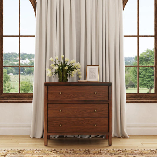 Nora 3 Drawer Chest by Butler Specialty Company. Made from acacia wood, acacia veneer, mdf, pine wood and antimony metal hardware in a unique style.