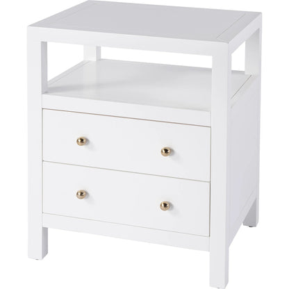 Nora 2 Drawer Nightstand by Butler Specialty Company. Made from acacia wood, acacia veneer, mdf, pine wood in a unique style.
