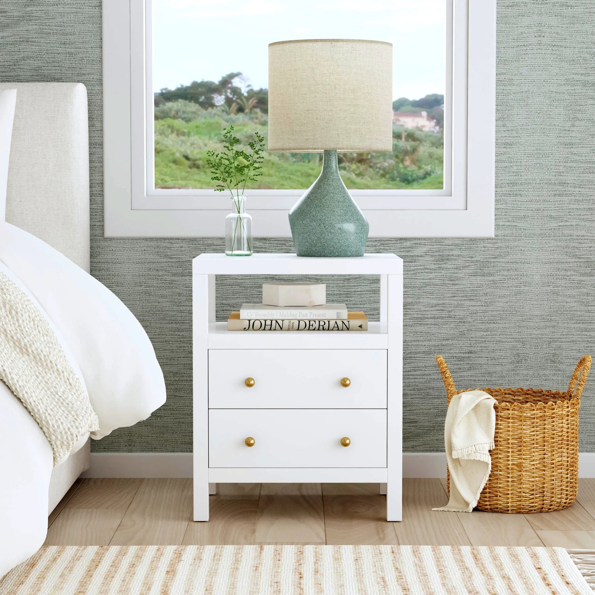 Nora 2 Drawer Nightstand by Butler Specialty Company. Made from acacia wood, acacia veneer, mdf, pine wood in a unique style.