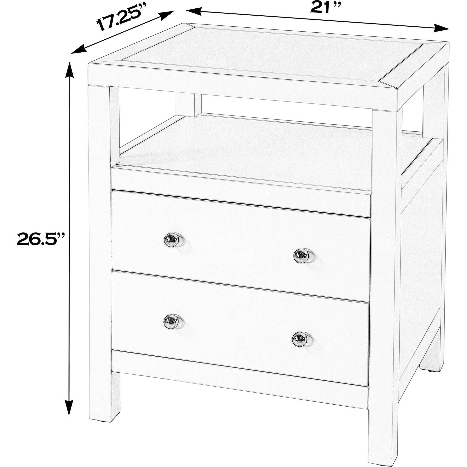 Nora 2 Drawer Nightstand by Butler Specialty Company. Made from acacia wood, acacia veneer, mdf, pine wood in a unique style.