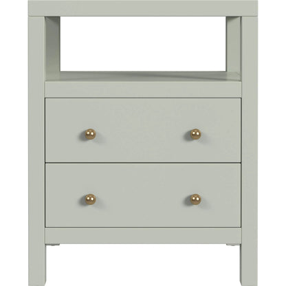 Nora 2 Drawer Nightstand by Butler Specialty Company. Made from acacia wood, acacia veneer, mdf, pine wood in a unique style.