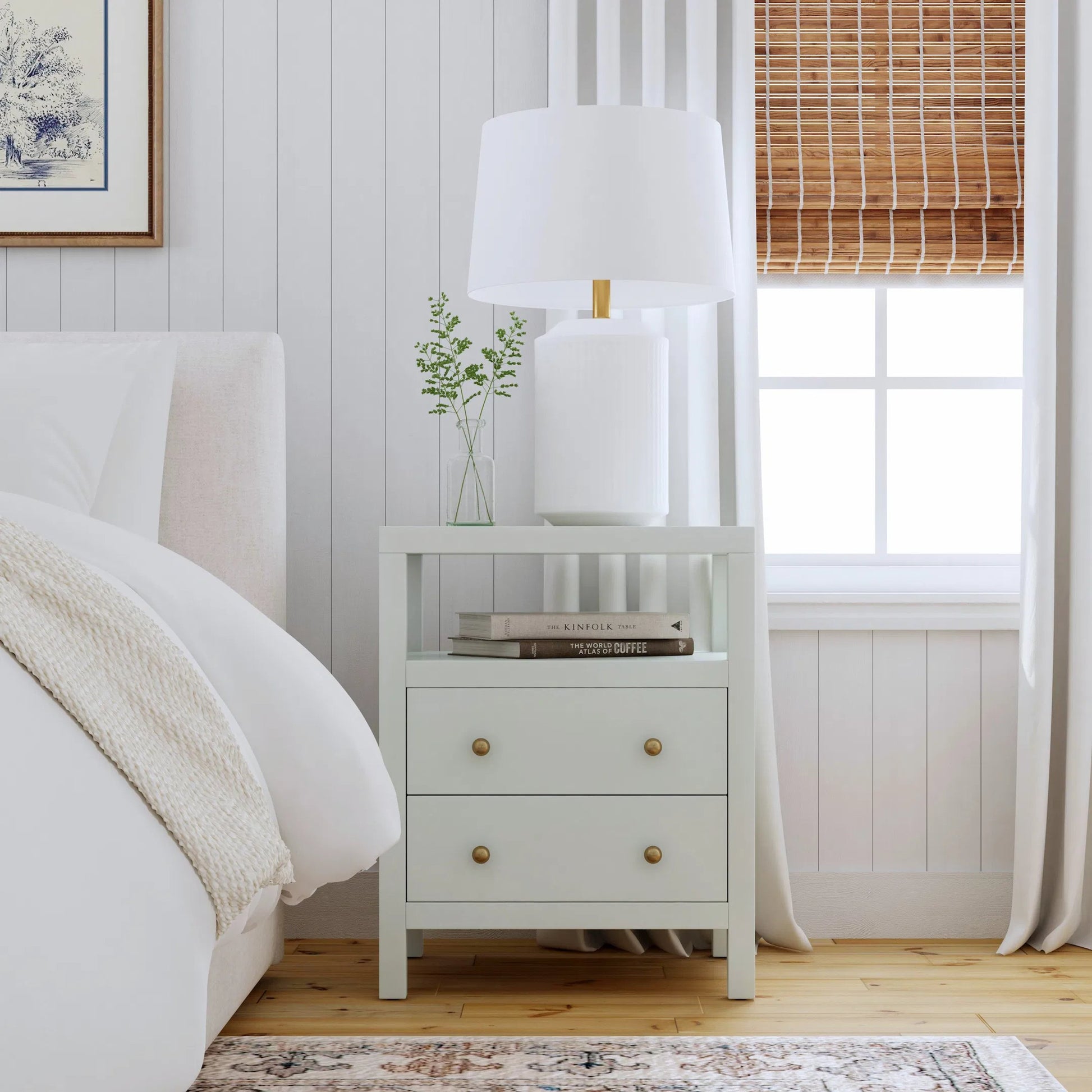Nora 2 Drawer Nightstand by Butler Specialty Company. Made from acacia wood, acacia veneer, mdf, pine wood in a unique style.