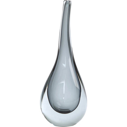 Stretched Neck Vase by Global Views. Made from art glass in a modern style.