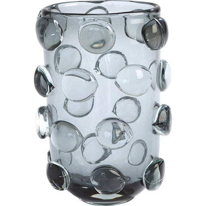 Rondelle Vase by Global Views. Made from art glass in a modern style.