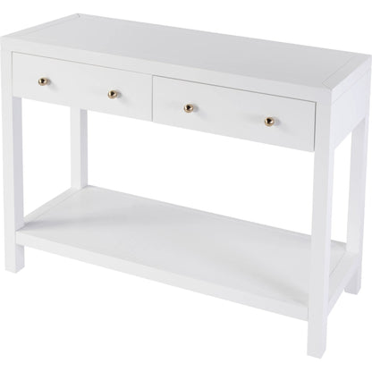 Nora 2 Drawer Console Table by Butler Specialty Company. Made from acacia wood, acacia veneer, mdf, pine wood in a unique style.