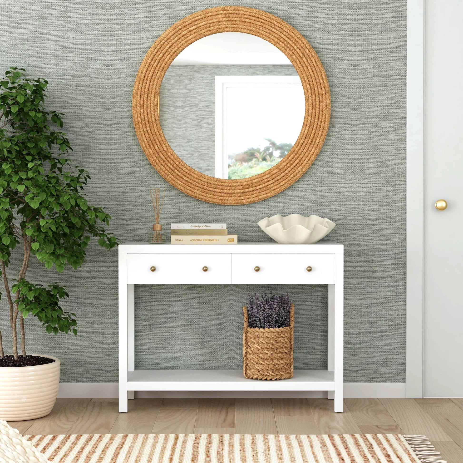 Nora 2 Drawer Console Table by Butler Specialty Company. Made from acacia wood, acacia veneer, mdf, pine wood in a unique style.
