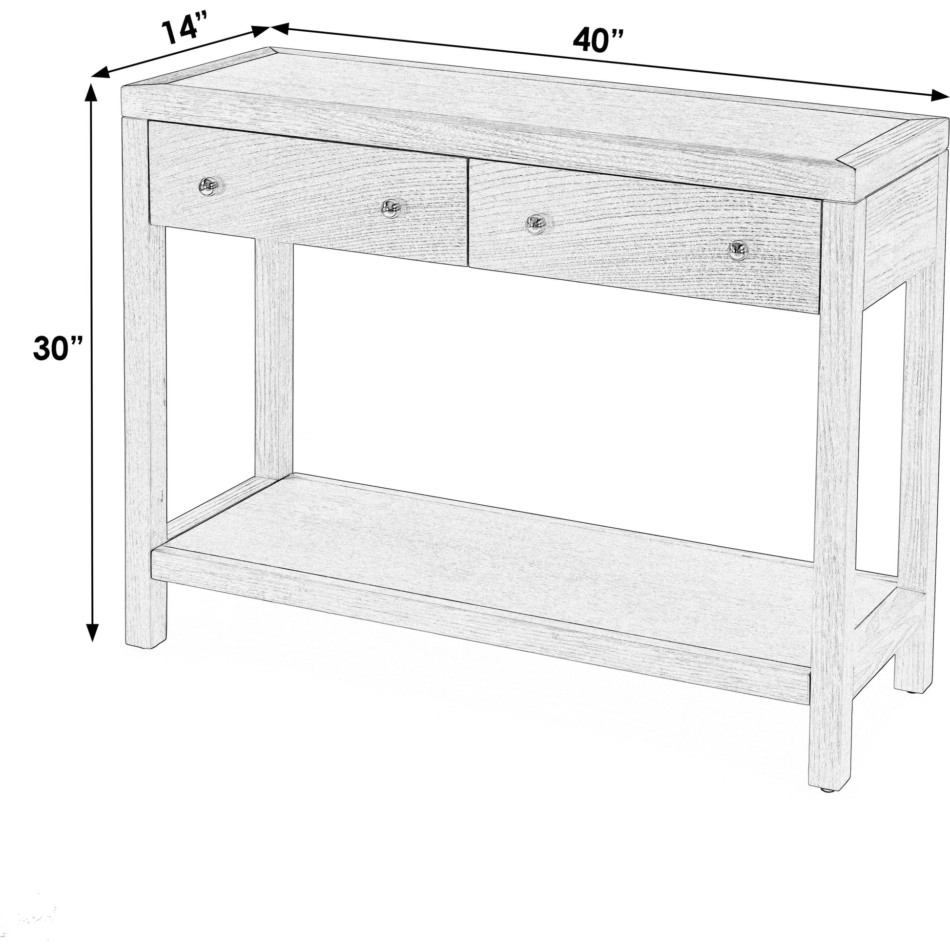 Celine 2 Drawer Console Table by Butler Specialty Company. Made from unique in a modern style.