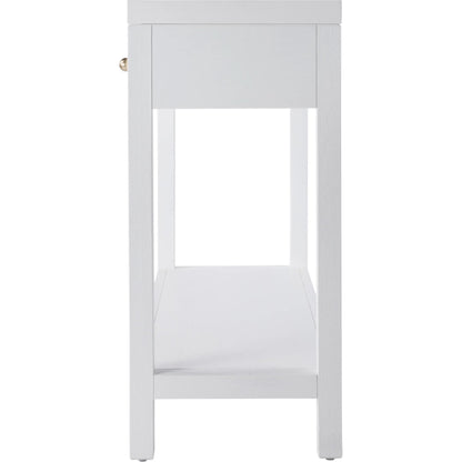 Nora 2 Drawer Console Table by Butler Specialty Company in white. Made from acacia wood: 40%, acacia veneers: 25%, mdf: 25%, pine wood: 10% in a unique style.