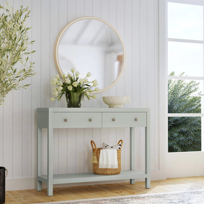 Nora 2 Drawer Console Table by Butler Specialty Company. Made from acacia wood, acacia veneer, mdf, pine wood in a unique style.