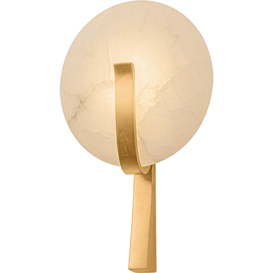 Thira Wall Sconce by Corbett. Made from steel in a unique style.