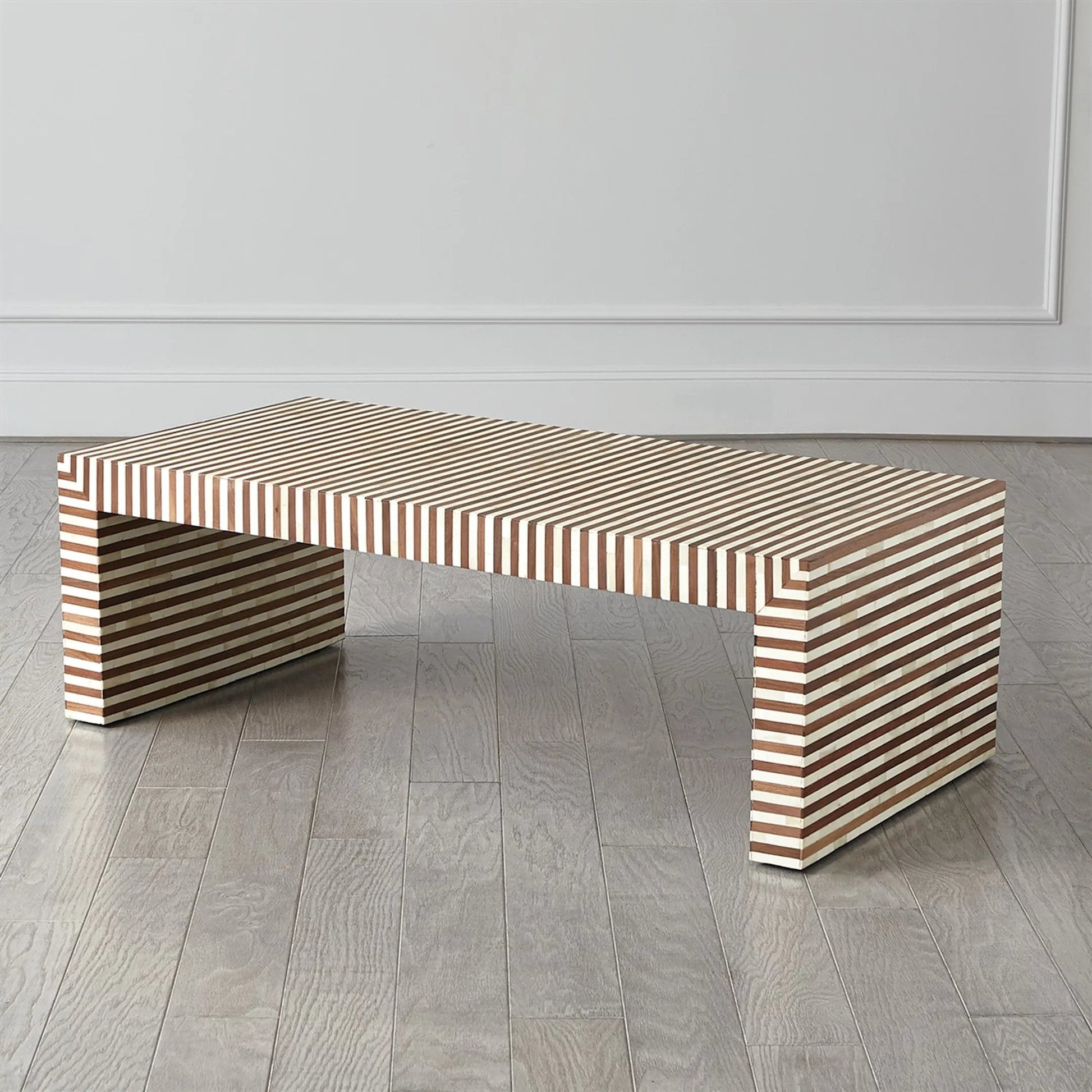 Sienna Coffee Table by Global Views in walnut. Made from unique in a eclectic & global style.