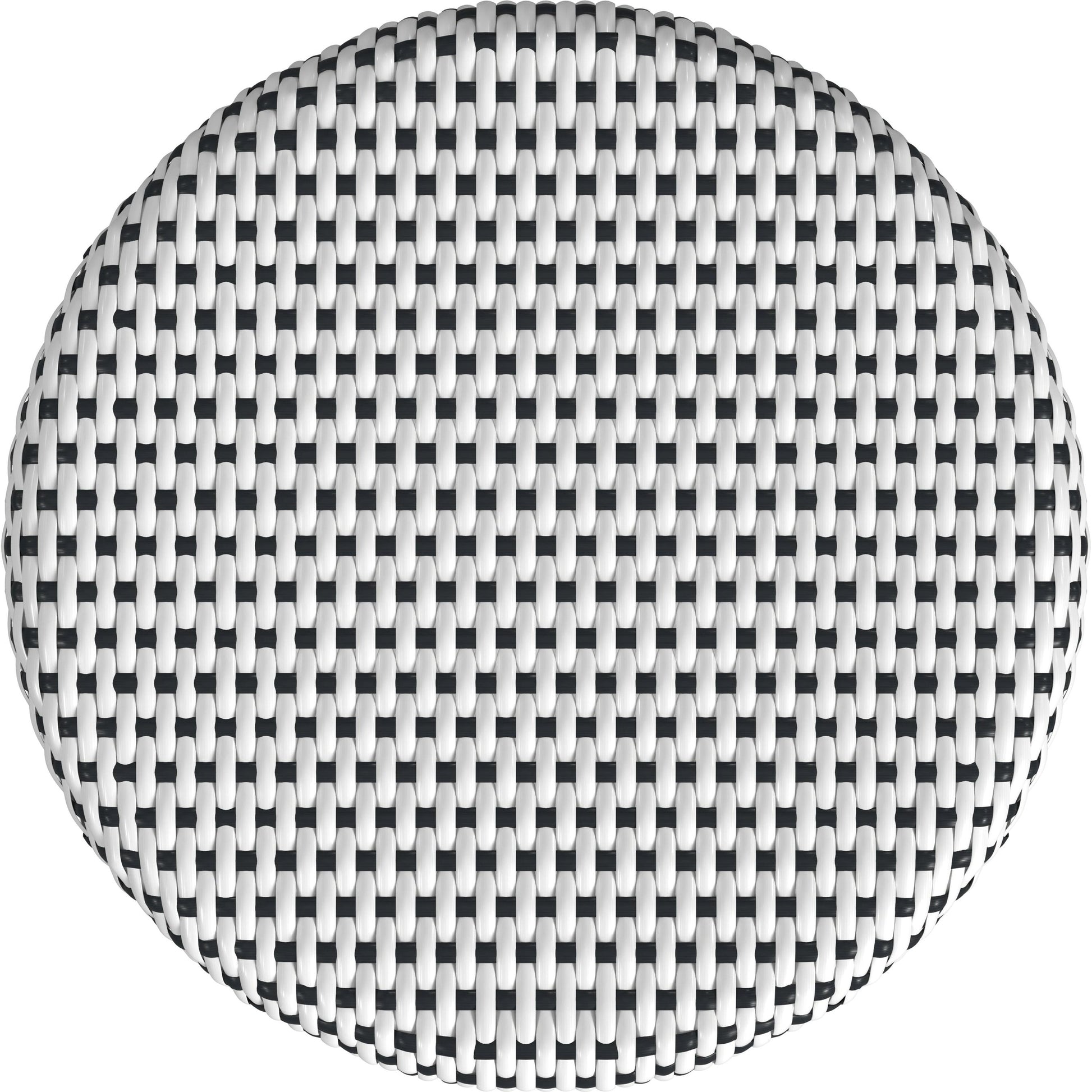 Tobias Rattan Round 18" Stool by Butler Specialty Company. Made from rattan: 60%, polyurethane synthetic rattan (pe): 40% in a coastal style.