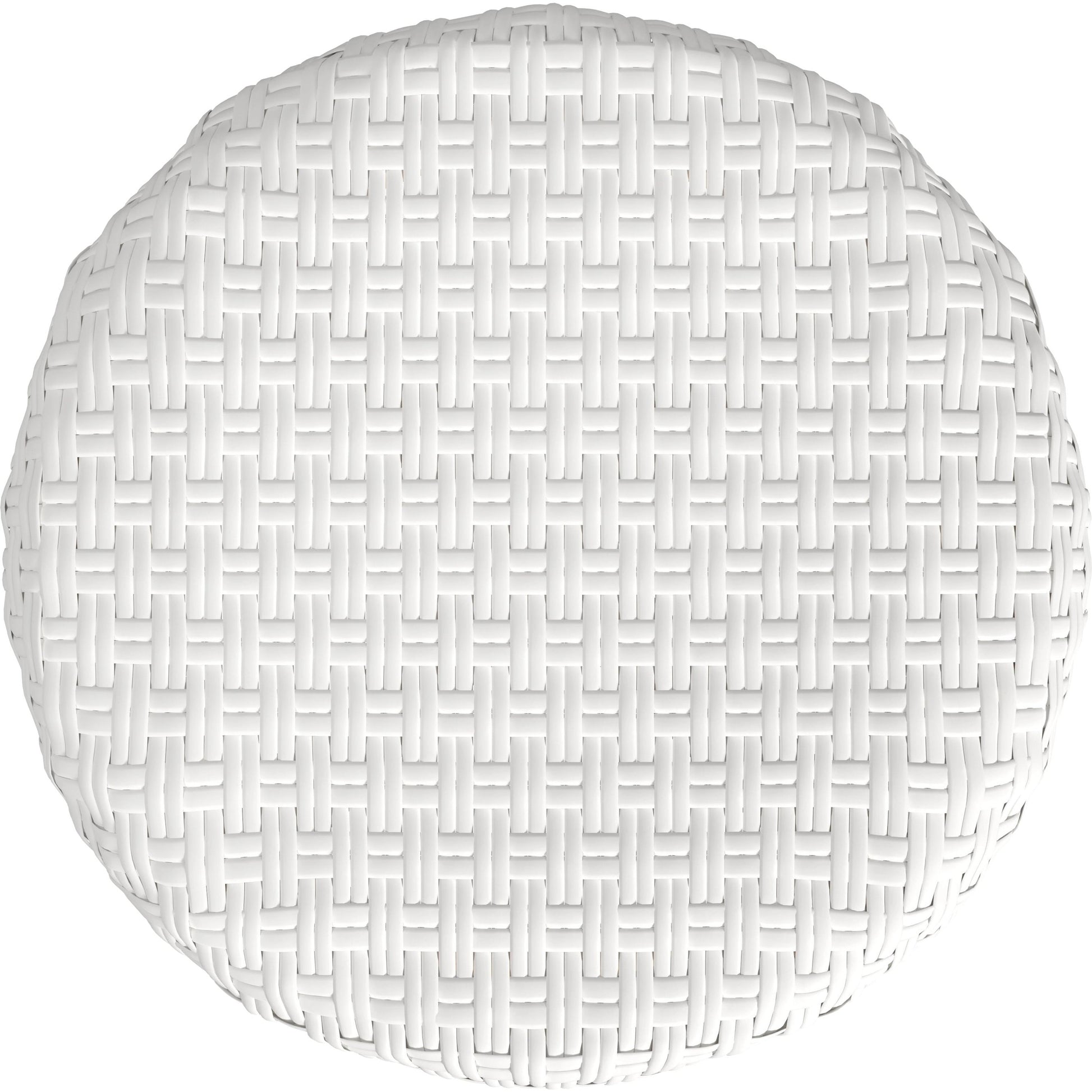 Tobias Rattan Round 18" Stool by Butler Specialty Company. Made from rattan: 60%, polyurethane synthetic rattan (pe): 40% in a coastal style.