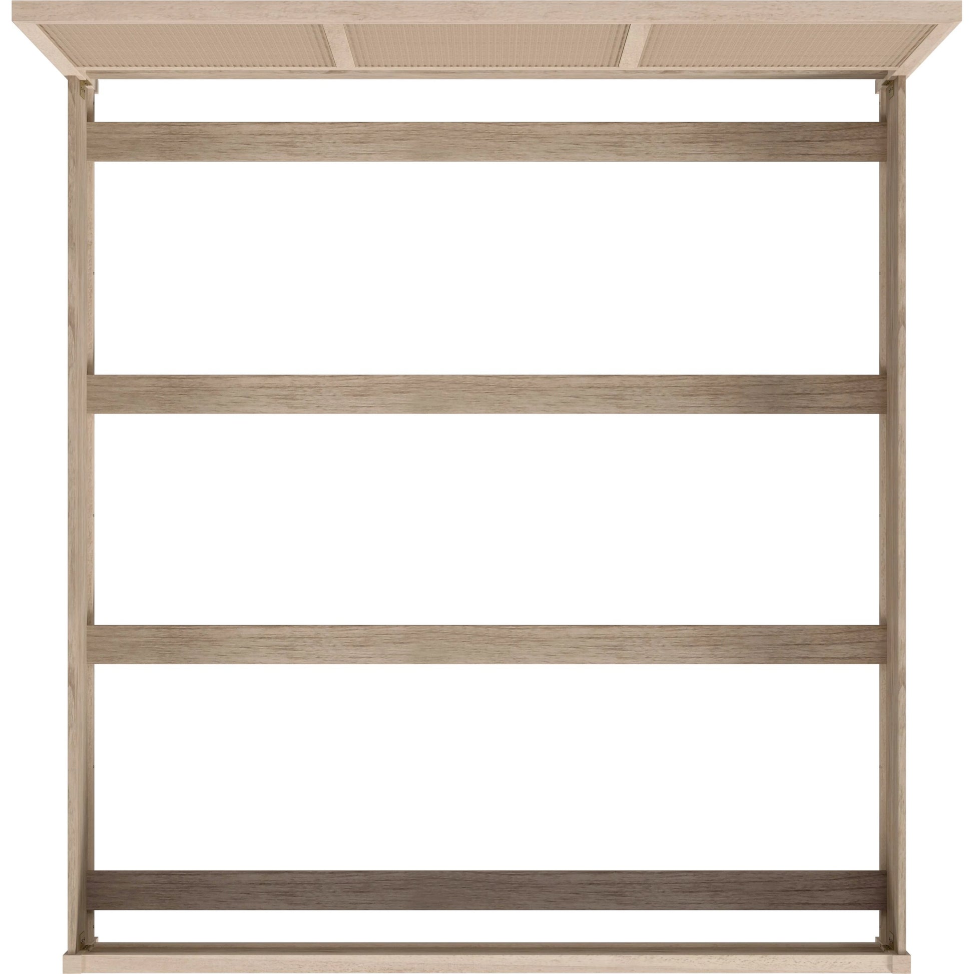 Flagstaff Bed by Butler Specialty Company in desert sand. Made from mindi wood, mindi veneer, mdf, cane in a cottage & farmhouse style.