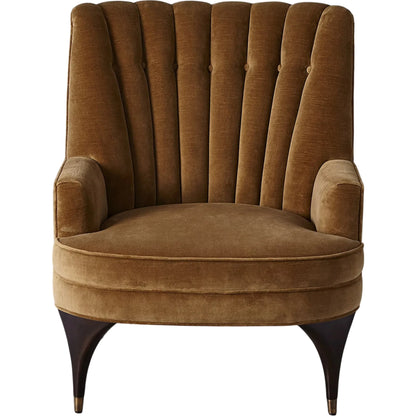 Duncan Chair by Global Views. Made from rubberwood, wood, fabric, 100% cotton velvet made in usa, double rub: 50, 000 in a transitional style.