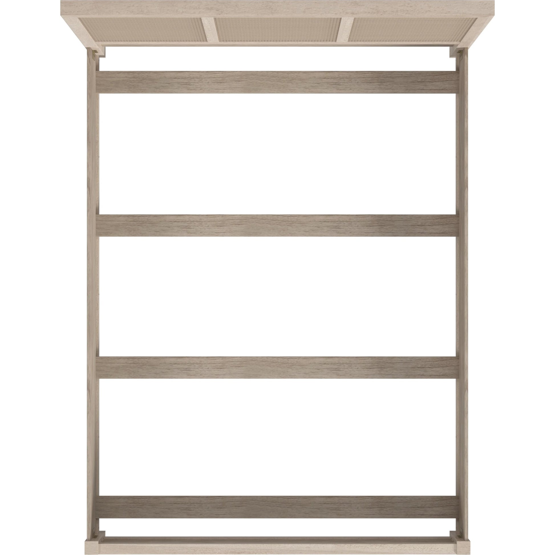Flagstaff Bed by Butler Specialty Company in desert sand. Made from mindi wood, mindi veneer, mdf, cane in a cottage & farmhouse style.