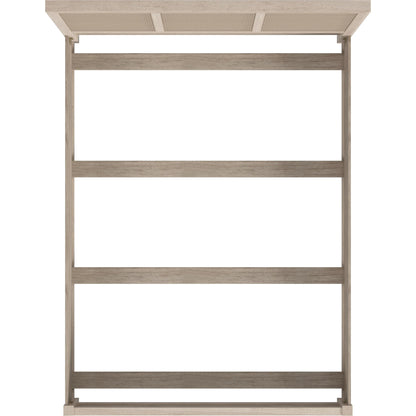 Flagstaff Bed by Butler Specialty Company in desert sand. Made from mindi wood, mindi veneer, mdf, cane in a cottage & farmhouse style.