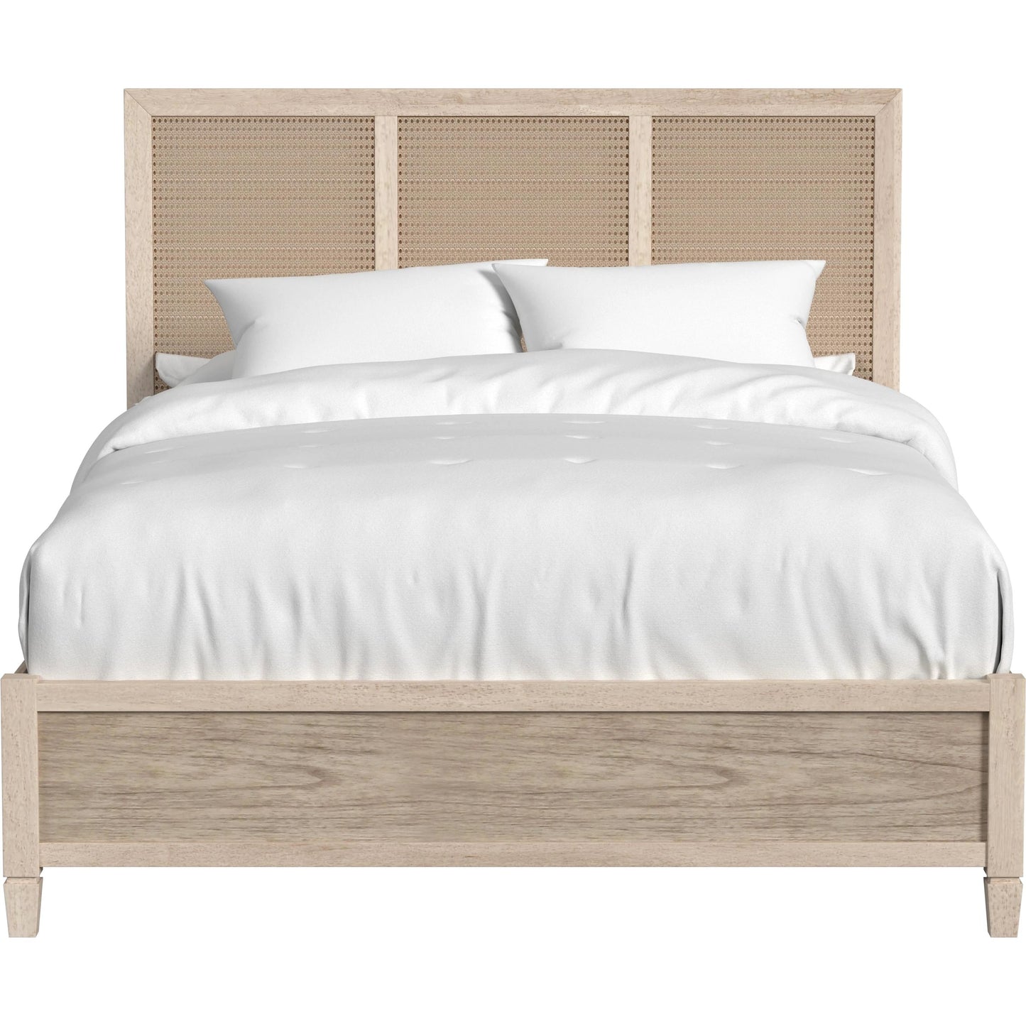 012 SI-2155847 | Additional Silo | Flagstaff Bed by Butler Specialty Company in desert sand. Made from mindi wood, mindi veneer, mdf, cane in a cottage & farmhouse style.