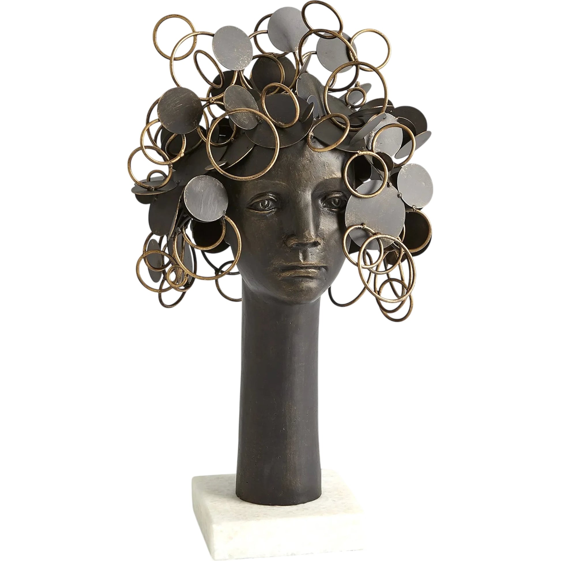 Rings and Things for Brains by Global Views in bronze and marble. Made from unique in a modern style.
