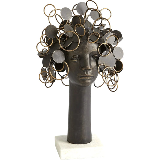 Rings and Things for Brains by Global Views in bronze and marble. Made from unique in a unique style.
