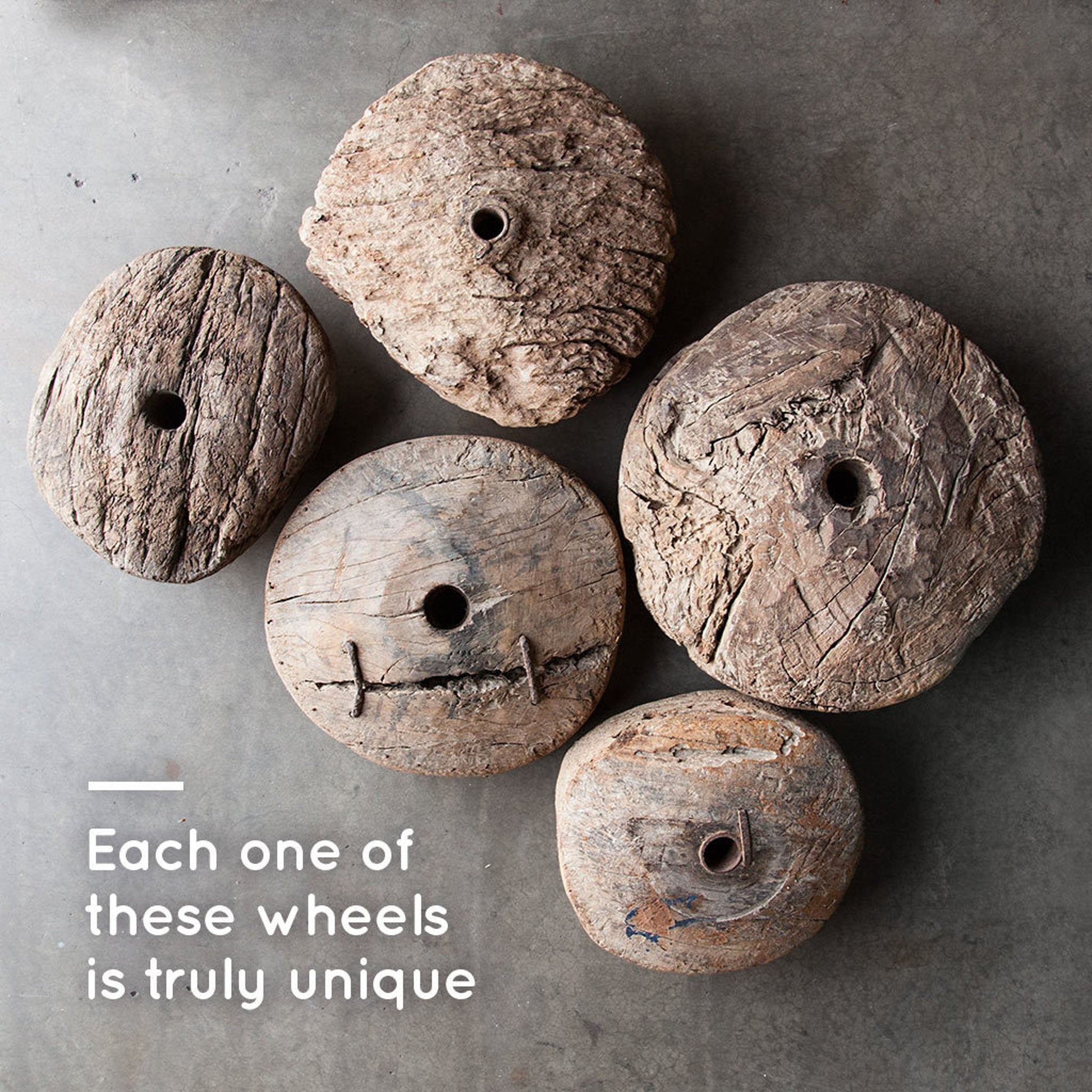 Incana Wheel Object by Mercana in brown. Made from unique in a modern style.