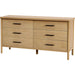 Lennon 6-Drawer Dresser by Butler Specialty Company. Made from mindi wood, mdf, mindi veneer in a modern style.