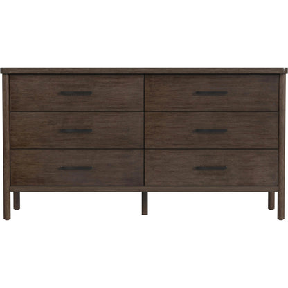 Lennon 6-Drawer Dresser by Butler Specialty Company. Made from mindi wood, mdf, mindi veneer in a modern style.