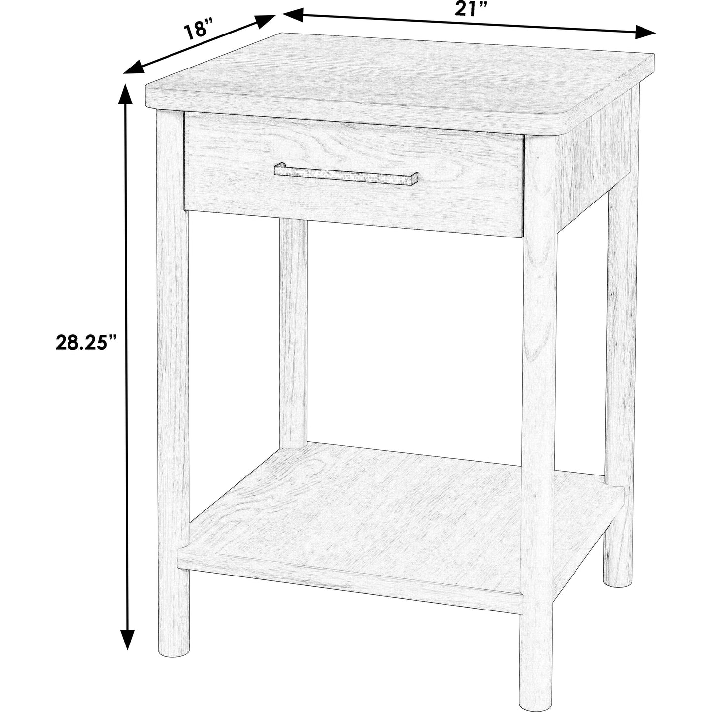 003 SI-2155878 | Additional Silo | Lennon Nightstand by Butler Specialty Company. Made from mahogany wood, mdf, mahogany veneer in a modern style.