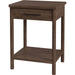 Lennon Nightstand by Butler Specialty Company. Made from mahogany wood, mdf, mahogany veneer in a modern style.