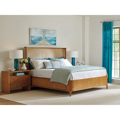 Villa Park Bed by Tommy Bahama Home in sierra. Made from unique in a transitional style.