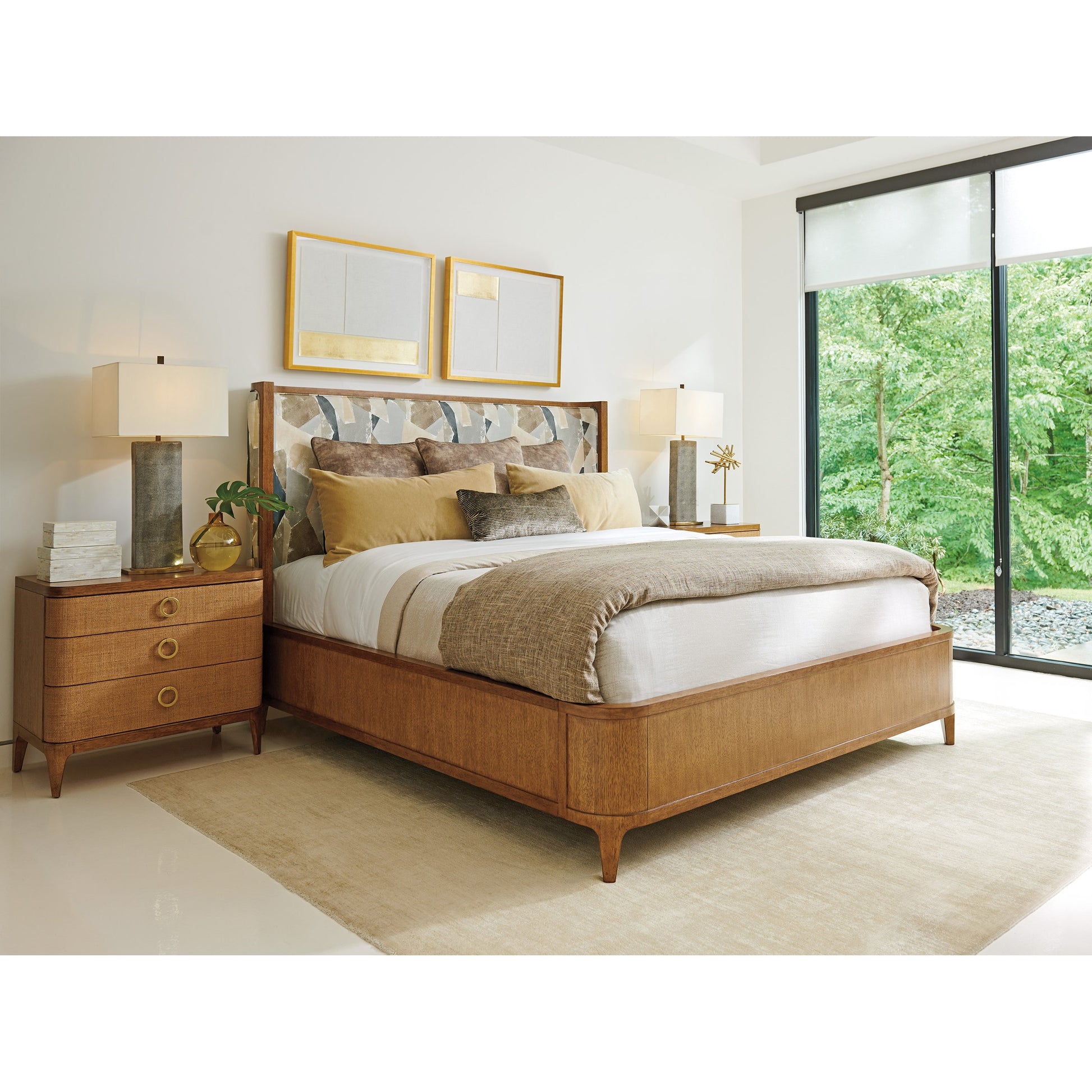 Moreno Nightstand by Tommy Bahama Home in sierra. Made from unique in a transitional style.