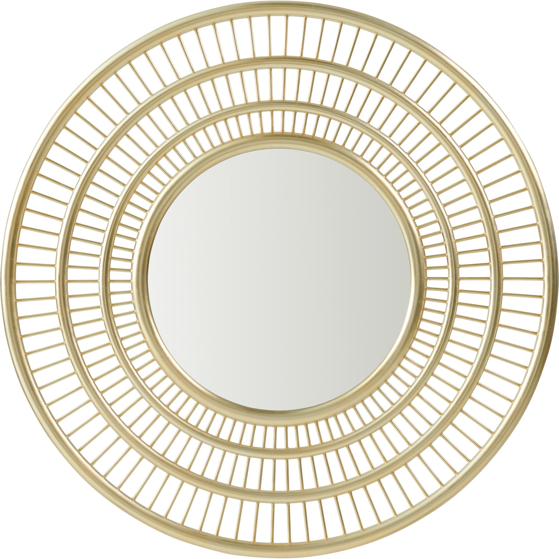 Ambrose Mirror by Tommy Bahama Home in gold. Made from unique in a transitional style.